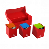3. Gamegenic: Triple Deck Holder 300+ XL - Potrójne Pudełko na Karty - Red